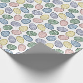 パステルイースターエッグラッピング紙 ラッピングペーパー (角)