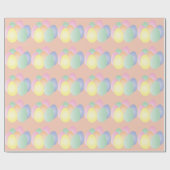 パステルイースターエッグ包装紙 ラッピングペーパー (フラット)