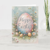 パステルイースターエッグ恵み カード (正面)