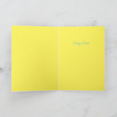 パステルイースターエッグ イースター シーズンカード (内部)