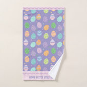 パステルイースターエッグ バスタオルセット (ハンドタオル)