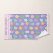 パステルイースターエッグ バスタオルセット (ハンドタオル)