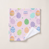 パステルイースターエッグ バスタオルセット (ウォッシュタオル)