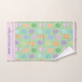 パステルイースターエッグ バスタオルセット (ハンドタオル)