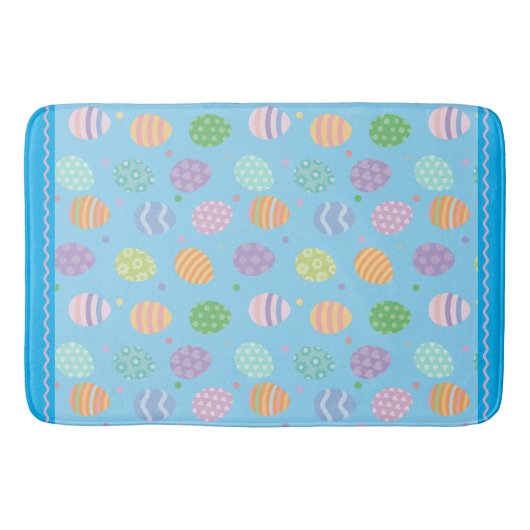 パステルイースターエッグ バスマット (正面)