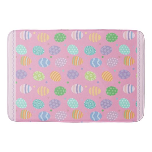 パステルイースターエッグ バスマット (正面)