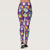 パステルイースターバニーパターン レギンス (裏面)