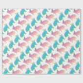 パステルイースターバニー ラッピングペーパー (フラット)