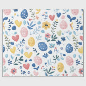 パステルイースターラージプリント- 30インチx 6転がインチ ラッピングペーパー (フラット)