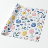 パステルイースターラージプリント- 30インチx 6転がインチ ラッピングペーパー (アンロールド)
