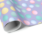 パステルイースター水玉模様ID638 ラッピングペーパー (ロールコーナー)