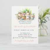 パステルイースター brunch & 卵の宝探しパーティー 招待状 (スタンド正面)