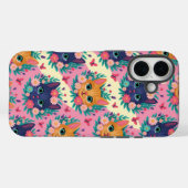 パステルウィスカースとワイルドフラワー Case-Mate iPhoneケース (裏面 (横))