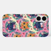 パステルウィスカースとワイルドフラワー Case-Mate iPhoneケース (裏面 (横))