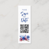 💍パステルウィスパーズメドウブックマーク日付を保存 コーリングカード (正面)