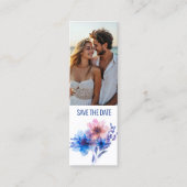 パステルウィスパーズメドウブックマーク日付カードを保存 コーリングカード (正面)