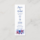 パステルウィスパーズメドウブックマーク日付カードを保存 コーリングカード (裏面)