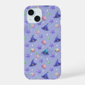 パステルウィッチハット – かわいいかわいいハロウィーンパターン iPhone 15ケース (裏面)