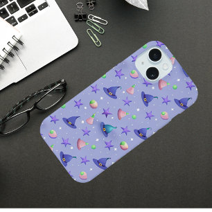 パステルウィッチハット – かわいいかわいいハロウィーンパターン iPhone 15ケース