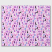 パステルウィッチパターン ラッピングペーパー (フラット)