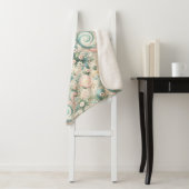 パステルウィムジー渦巻き旋回：コテージコアのデイドリーム シェルパブランケット (インサイチュ)