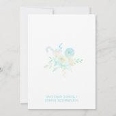 パステルウィンターワンダーランドオ男の赤ちゃんシャワー 招待状 (裏面)