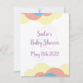 パステルウィーズベビー |男女兼用記念 ノートカード (裏面)