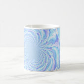 パステルウェーブの爆発 コーヒーマグカップ (中央)