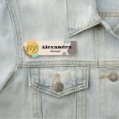 パステルウェーブビジネスモダンレストラン従業員 名札 (インサイチュ)