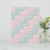 パステルウェーブラインスクラップブック紙 (スタンド正面)