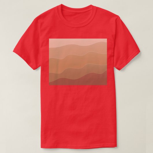 パステルウェーブ Tシャツ (デザイン正面)