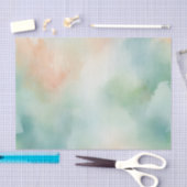 パステルウォッシュで繊細な水彩背景 薄葉紙 (クラフト)