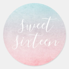 パステルウォーターエレガントカラーSweet sixteenアクア ラウンドシール