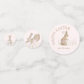 パステルウォーターカラーイースターバニーエッグ狩りブランチ コンフェッティ (正面)