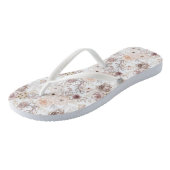 パステルウォーターカラーカラフルバラ ビーチサンダル (アングル)