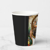 パステルウォーターカラーキッズモンスタートラック誕生日 紙コップ (右)