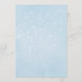 パステルウォーターカラークリスマスベビーシャワーママアドバイス アドバイスカード (裏面)