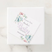 パステルウォーターカラーサボクスクベビーシャワー フェイバータグ (インサイチュ)