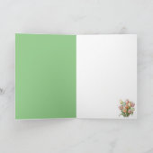 パステルウォーターカラーチューリップパステルハッピーイースター カード (内部)