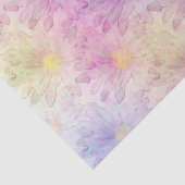 パステルウォーターカラーデイジーパターン 薄葉紙 (詳細)