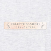 パステルウォーターカラートリオアイアンオン ラベル (デザイン1)