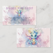 パステルウォーターカラードラゴンガールブズベビー エンクロージャーカード (正面/裏面)