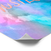 パステルウォーターカラーバラ金ゴールドハッスル ポスター (角)