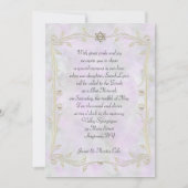 パステルウォーターカラーバルミツワー招待状 招待状 (正面)