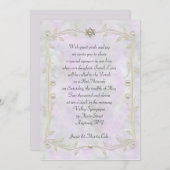 パステルウォーターカラーバルミツワー招待状 招待状 (正面/裏面)