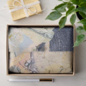 パステルウォーターカラーバード&蝶 薄葉紙 (ギフト)