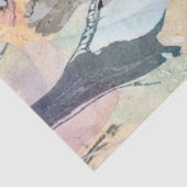 パステルウォーターカラーバード&蝶 薄葉紙 (詳細)