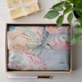 パステルウォーターカラーフローラウミガメ 薄葉紙 (ギフト)