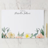 パステルウォーターカラーフローラザデスク ペーパーパッド (インサイチュ)