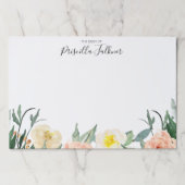 パステルウォーターカラーフローラザデスク ペーパーパッド (正面)